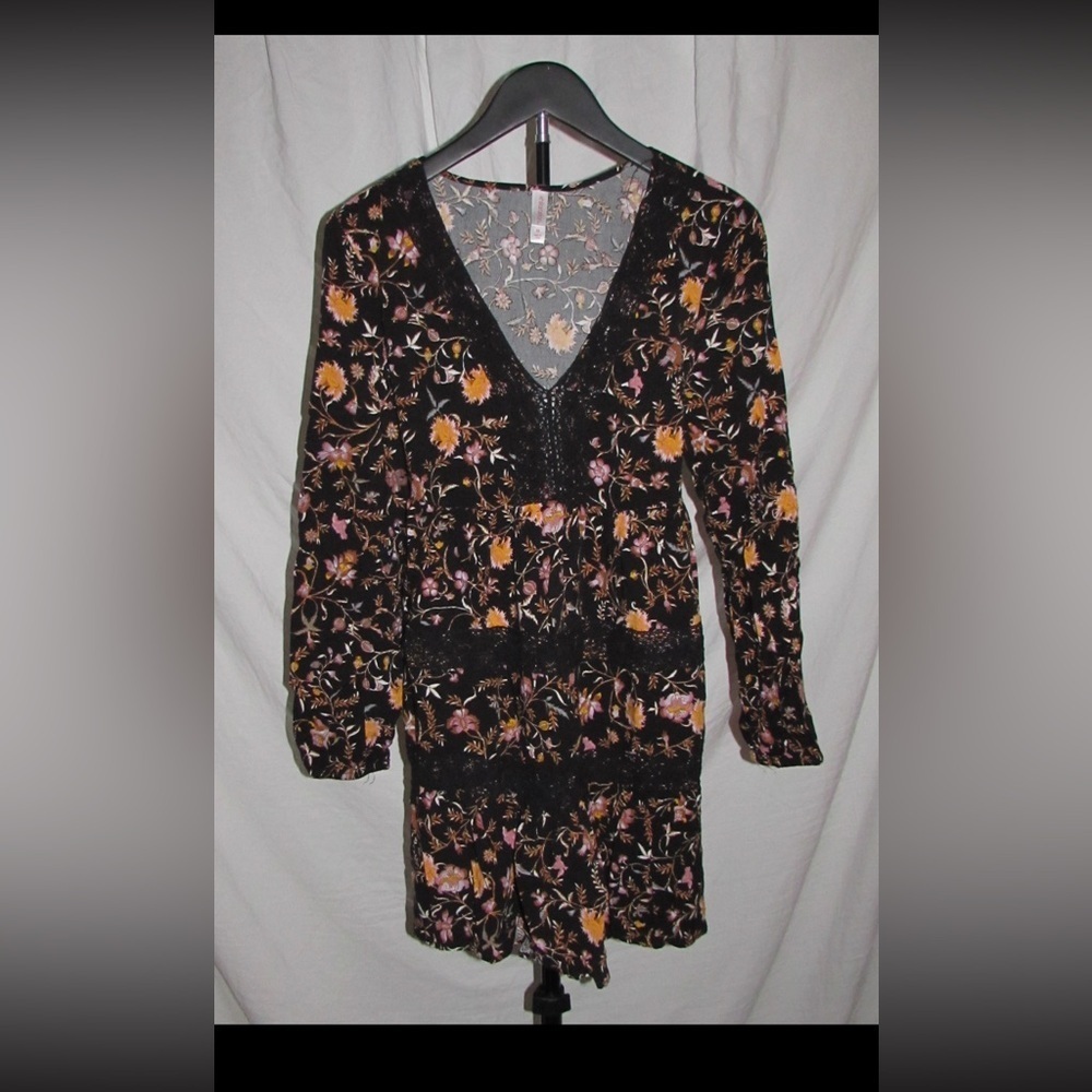 Floral V-Neck Women's Top